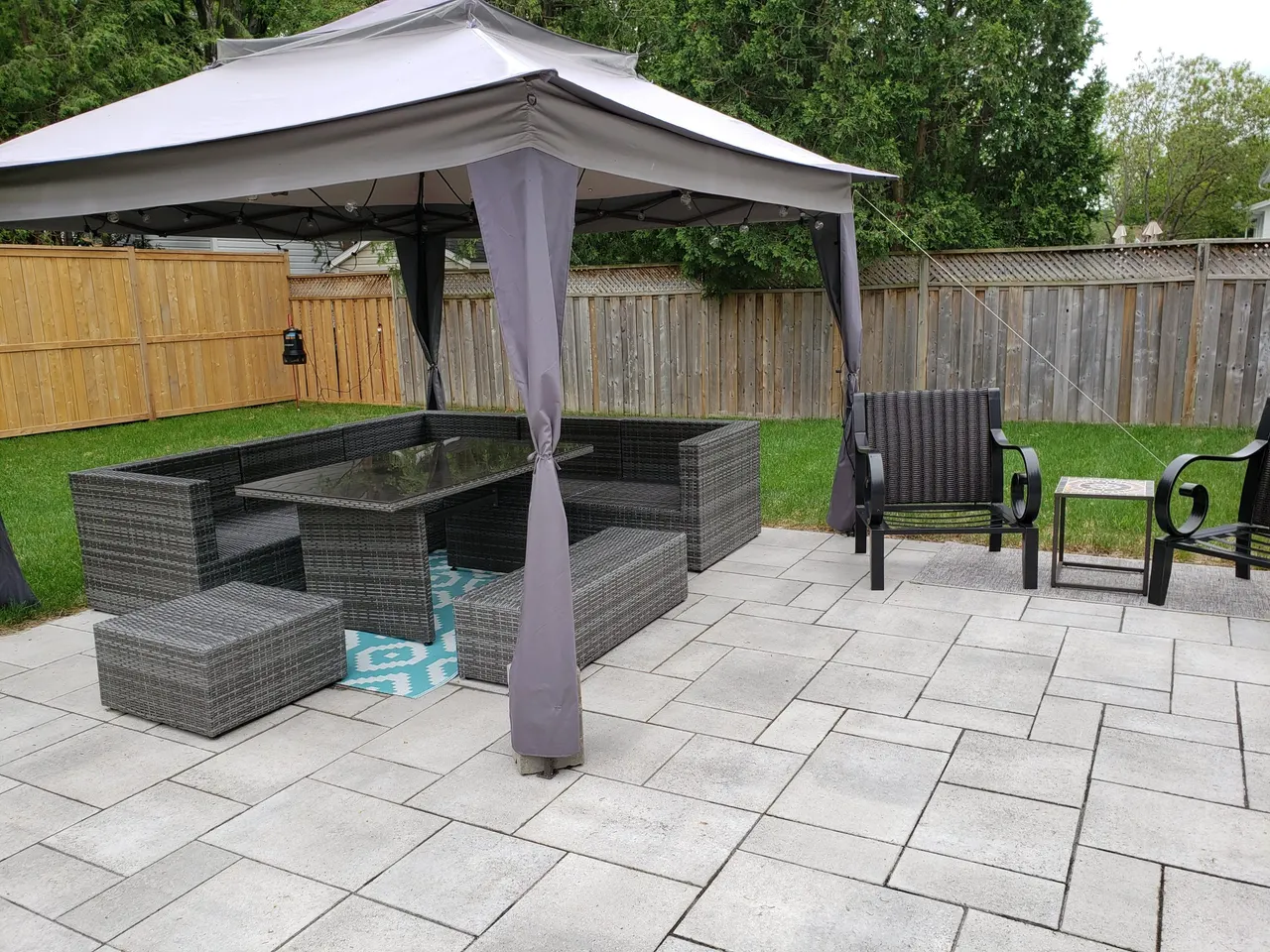 Hardscape and landscape construction in Richmond, ON by ALM